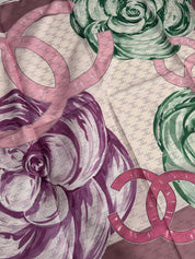 Pink Silk Square Inspired By Chanl