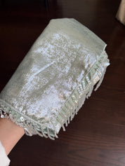Refined XL Square SILVER Fringes  (9 colors)