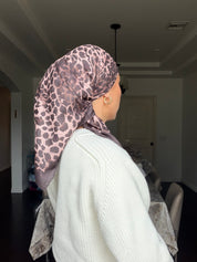 Pink Leopard Light Cotton Square