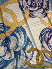 Blue Silk Square Inspired By Chanl