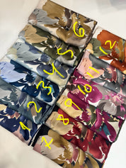 Flower Satin Square ( 12 colors )