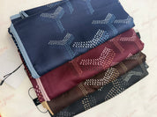Luxury Dark Brown Satin Square Inspired By GD