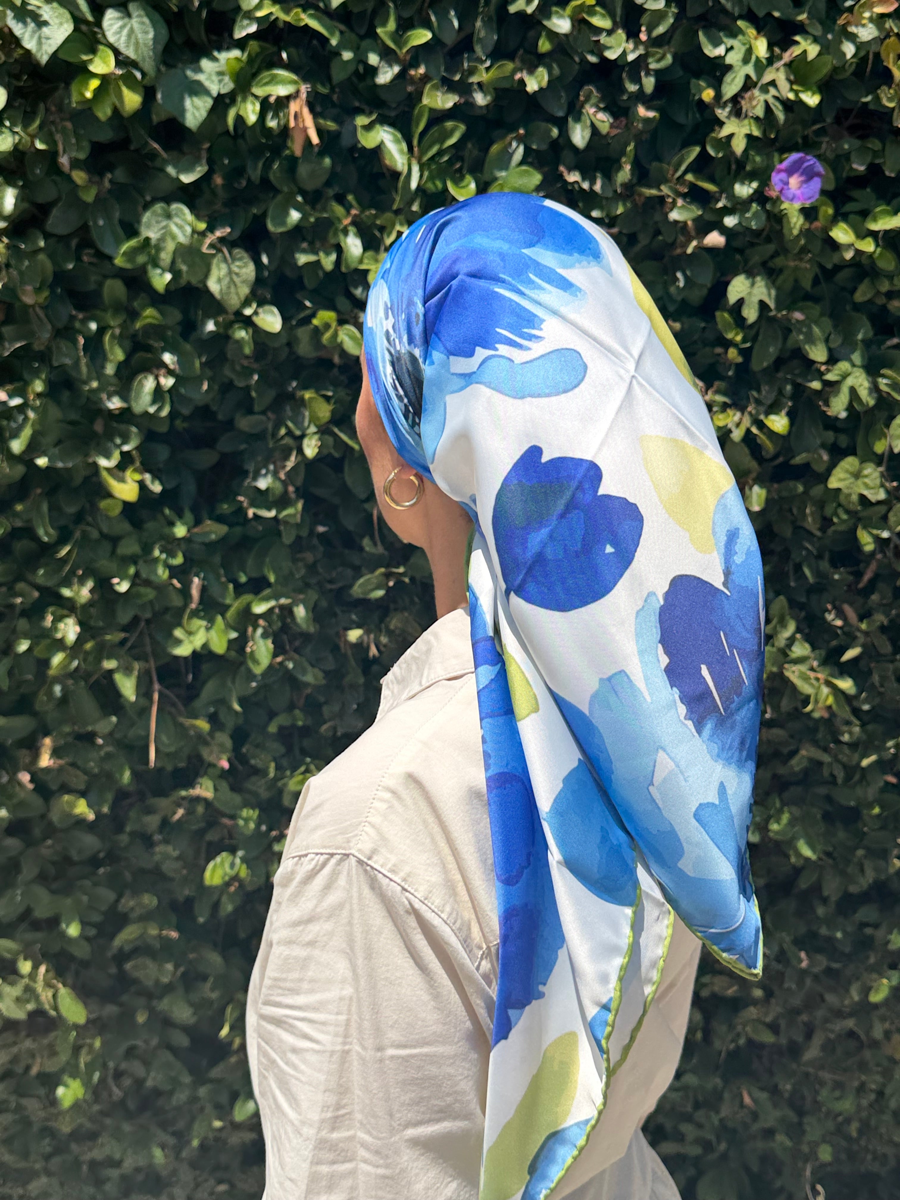 Blue Rose Satin
