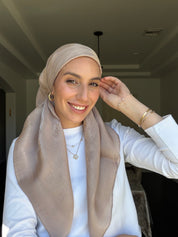 Stripes Chiffon Square