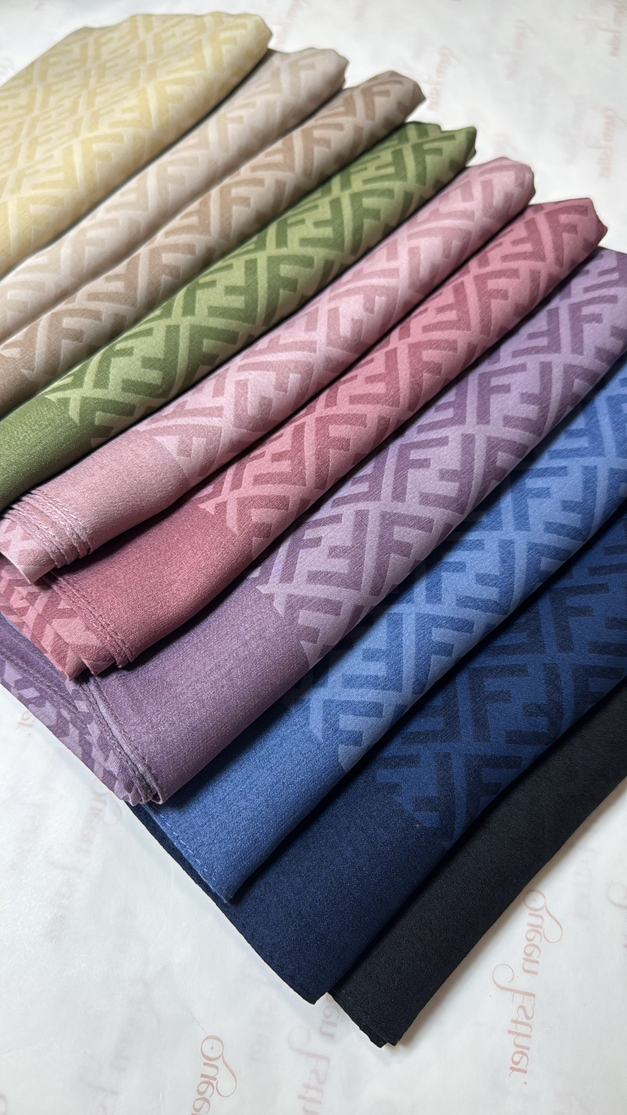 Viscose Square Inspired By F (10 colors)