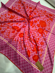 Hot Pink Silk Square Inspired By G