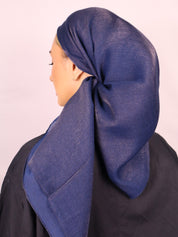 Blue Goldish- Elegance Chiffon Square