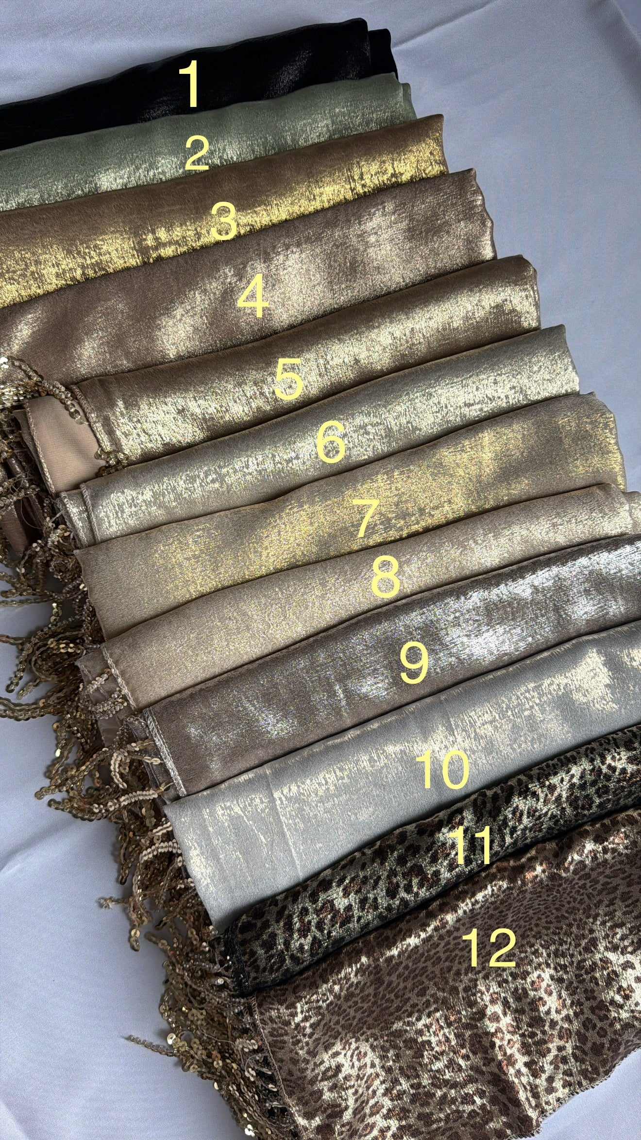 Refined XL Square Fringes (12 colors)