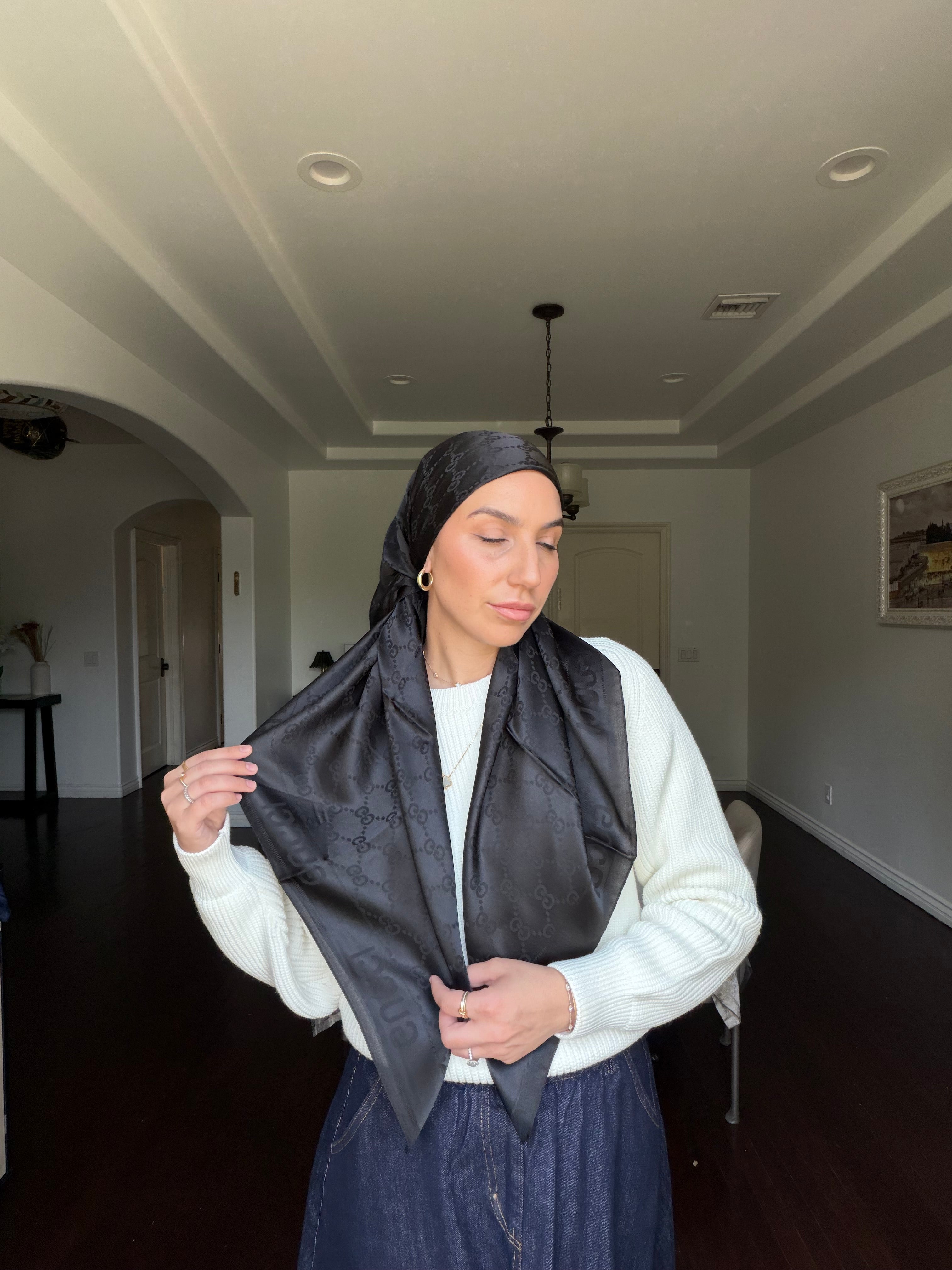 Black - Monogram Large Square Inspired By D