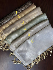 Refined XL Square GOLD Fringes  (6 colors)