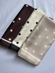 Satin Dots Square (3 colors)