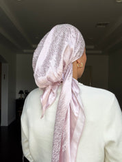 Marble Baby Pink Pre-Tied Adjustable