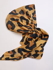 Animal Leopard- Cotton Adjustable Pre-Tied