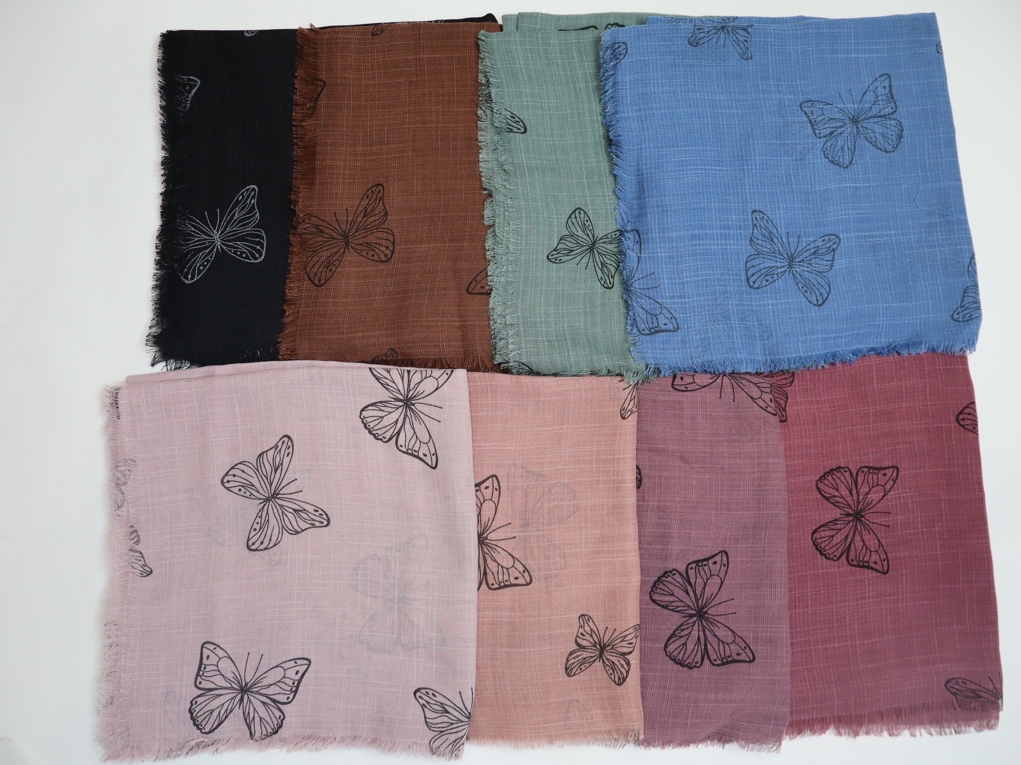 Butterfly Cotton Square (8 colors)