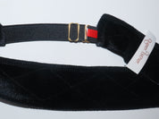 Adjustable velvet headband