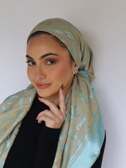 Mixed Satin Cotton Square Inspired By Chanl ( 11 Colors)