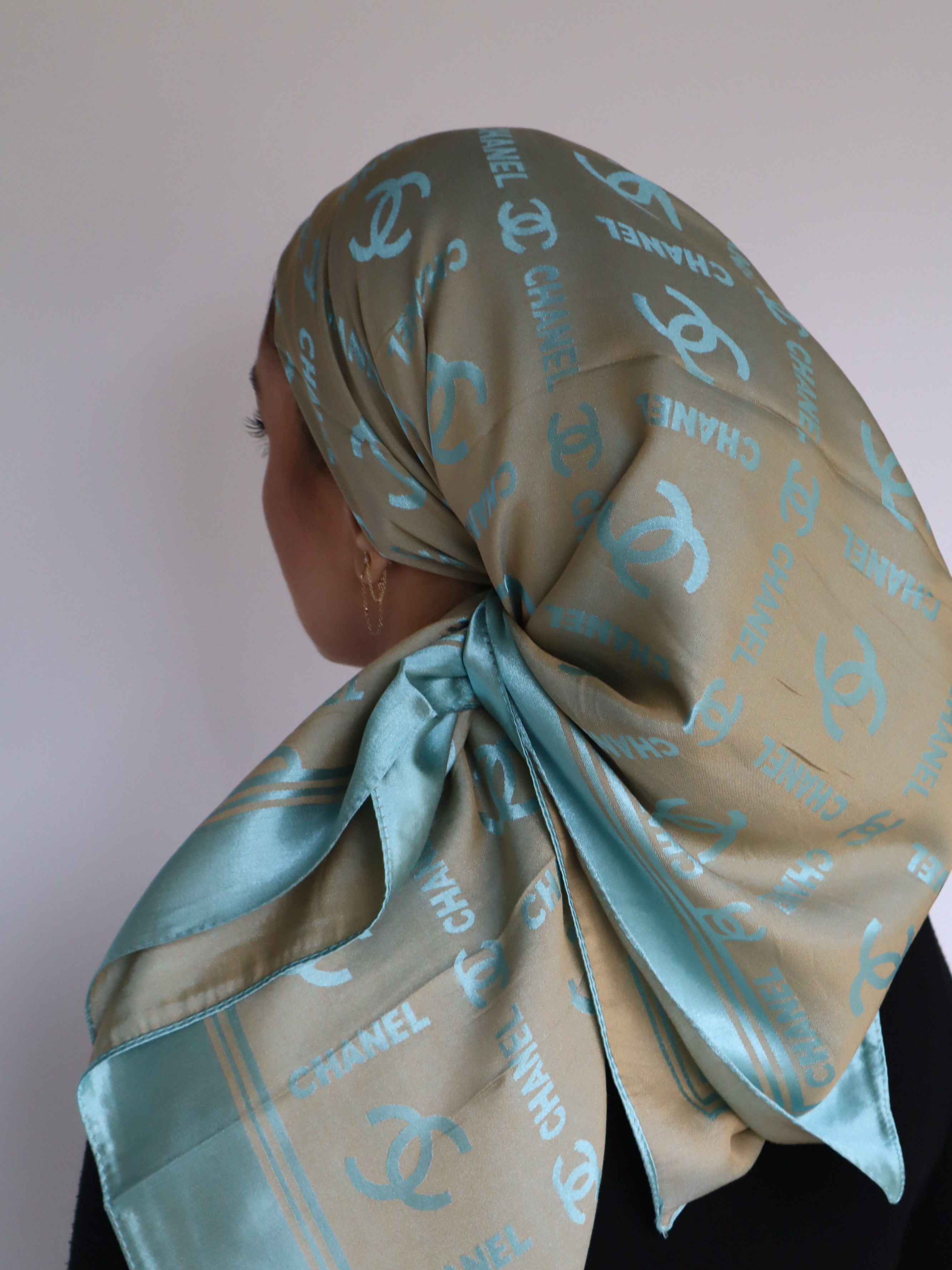 Mixed Satin Cotton Square Inspired By Chanl ( 11 Colors)