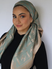 Mixed Satin Cotton Square Inspired By Chanl ( 11 Colors)