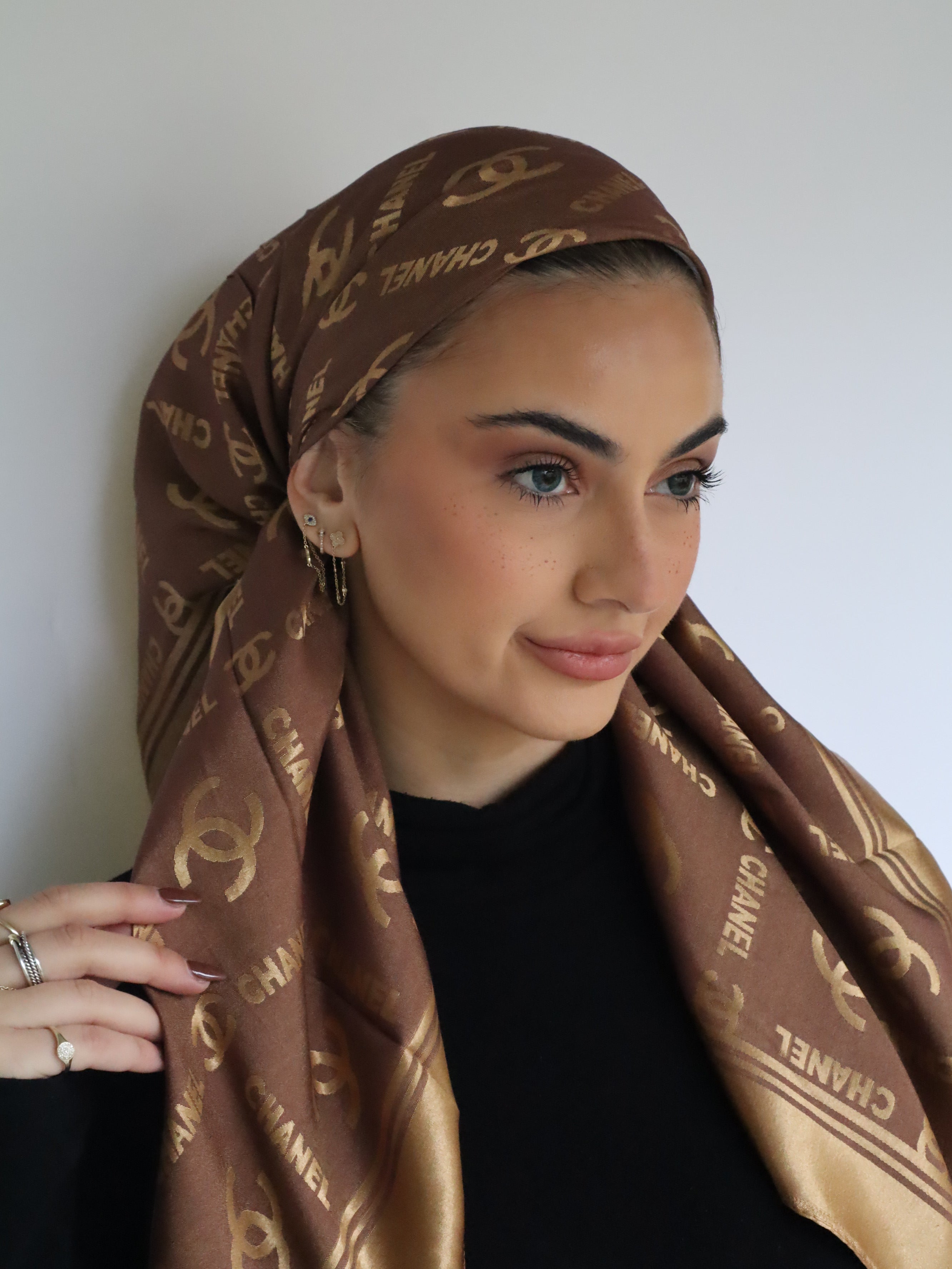 Mixed Satin Cotton Square Inspired By Chanl ( 11 Colors)