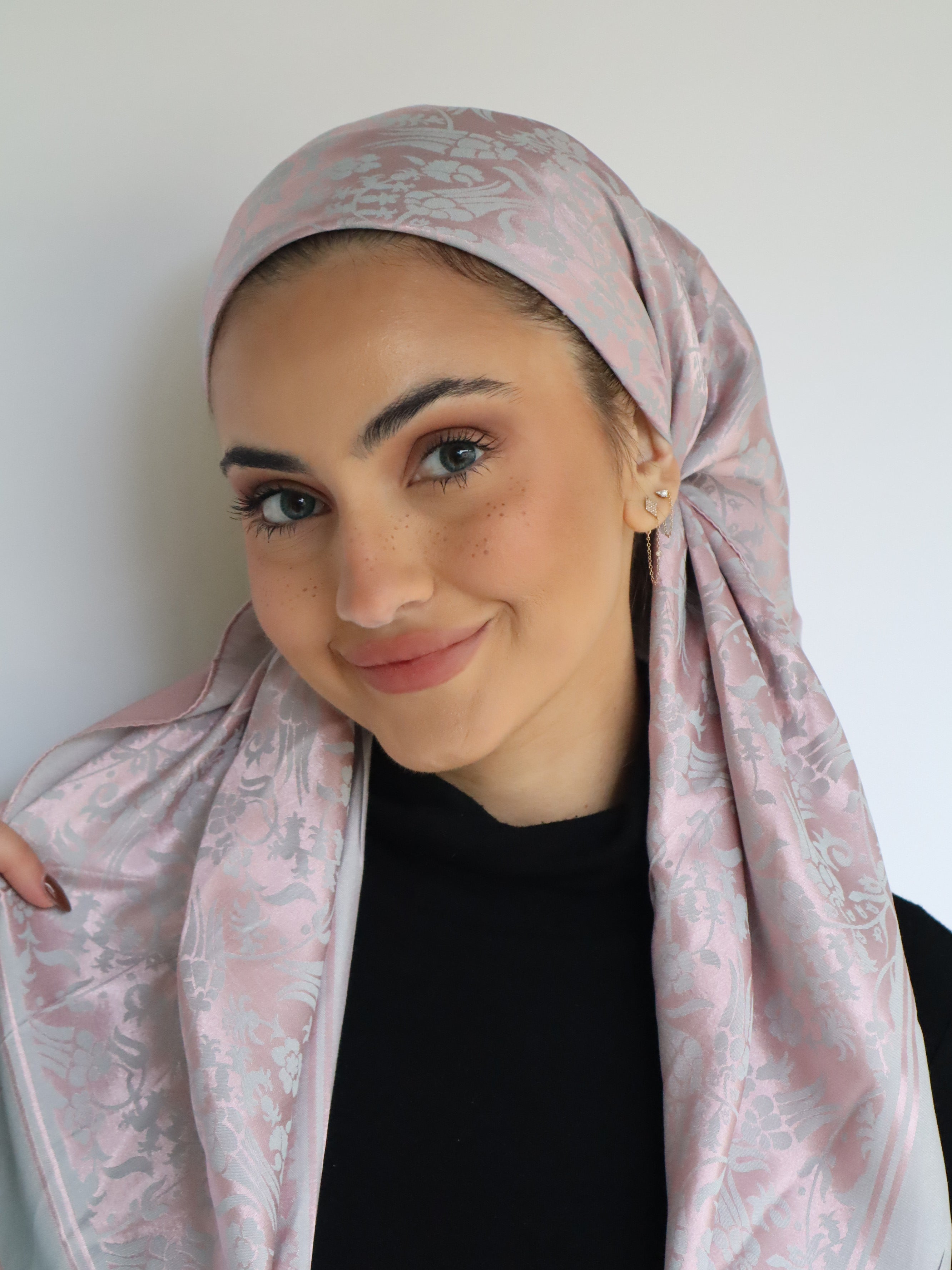 Mixed Satin Cotton Square Inspired By Chanl ( 11 Colors)