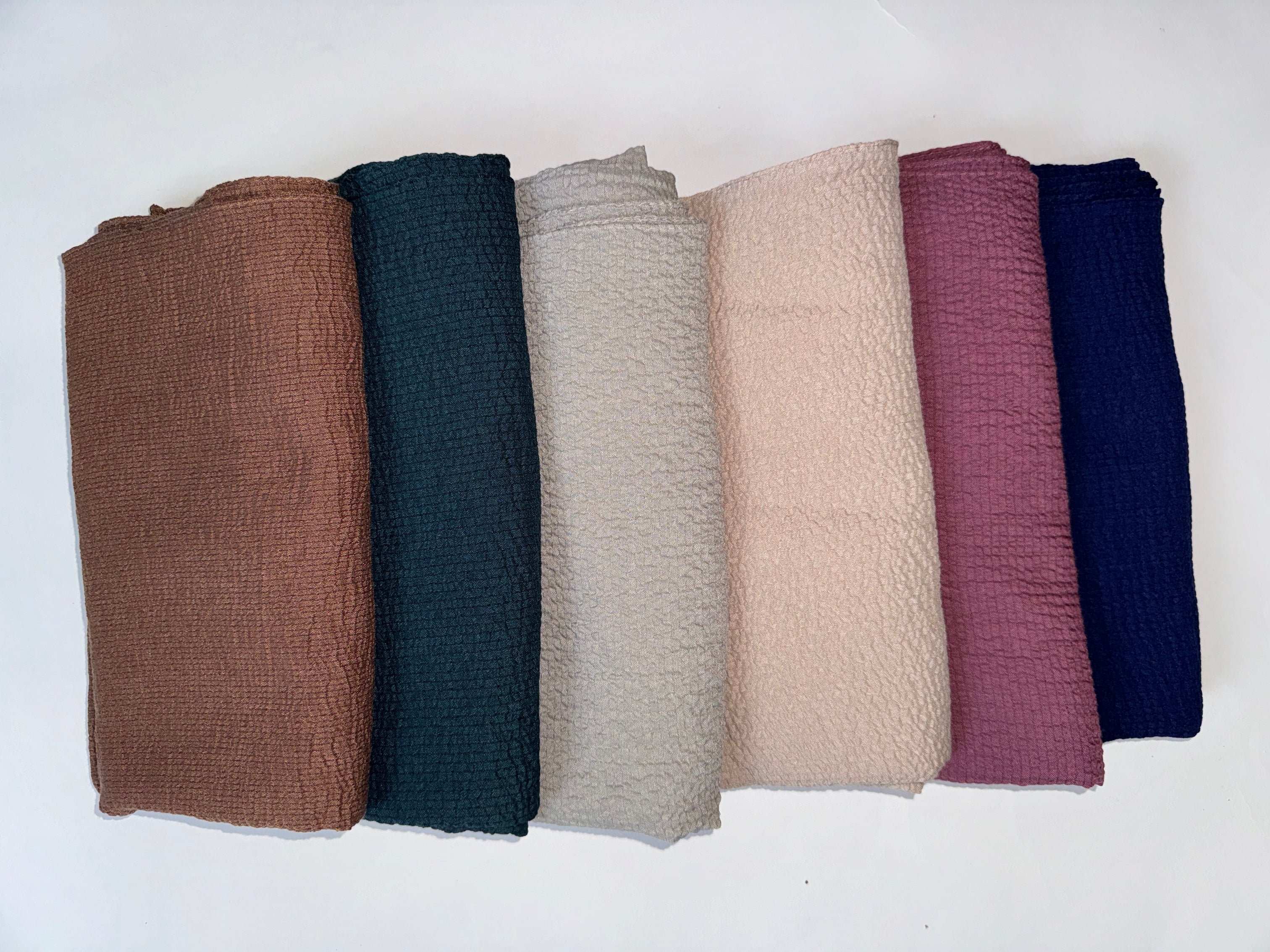 Stretchy  Puffy Crinkle Cotton (6 colors)