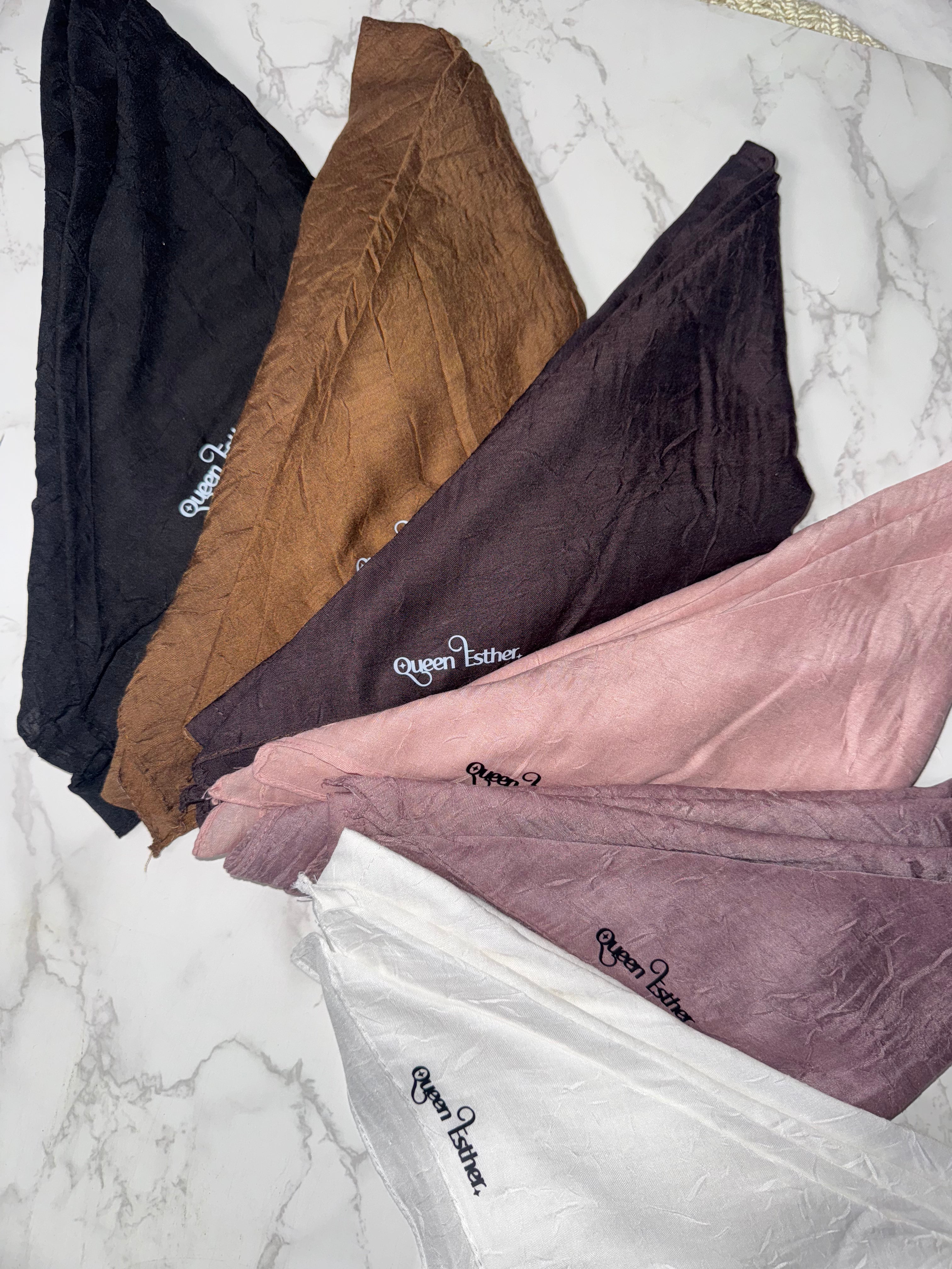 Crinkle Triangle Velvet ( 6 colors)