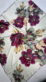 Flower Satin Square ( 12 colors )
